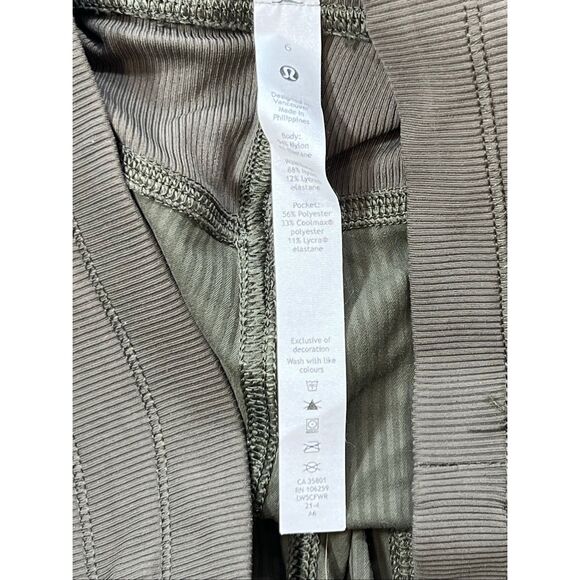 Lululemon Athletica Women's Dance Studio Activewear Jogger Pants Olive Size 6 - Picture 9 of 10